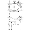 Раковина hansgrohe Xanuia D 55x40 60156450 белая