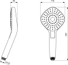 Лейка для душа Ideal Standard IdealRain Evo B2232AA