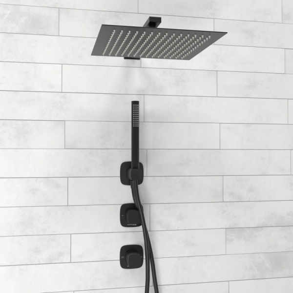 Душевой комплект WasserKRAFT Nuthe A9151.264.219.162.327.242.217 черный