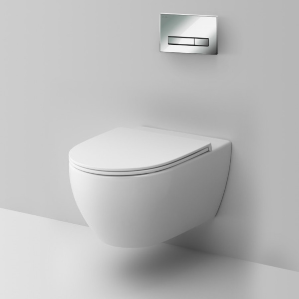 Комплект унитаза с инсталляцией AM.PM Awe IS30251.111700 с сиденьем микролифт клавиша хром глянцевый