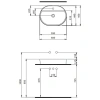 Раковина 60x45 см Berges Ego SL 182016