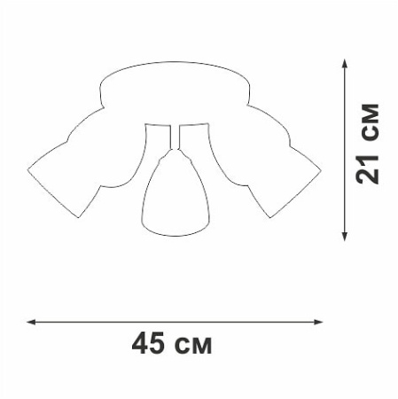Потолочная люстра Vitaluce V4355 V4355-0/5PL