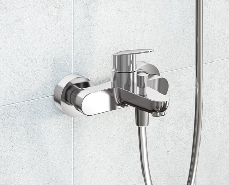 Смеситель для ванны и душа Vitra Flow Round A43057EXP