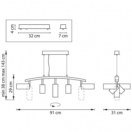 Подвесной светильник Lightstar Rullo LR735372863