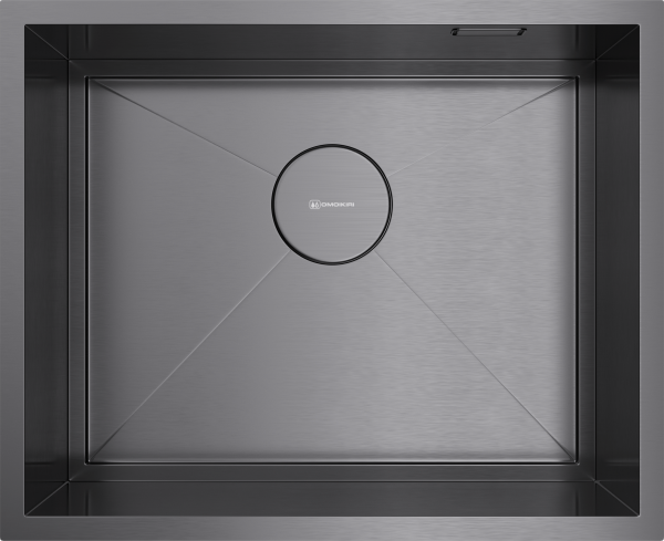 Кухонная мойка Omoikiri Kasen 54-16-INT 4997061 вороненая сталь
