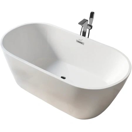 Акриловая ванна Ceruttispa Resia CT10519 170x75 см, отдельностоящая, белый