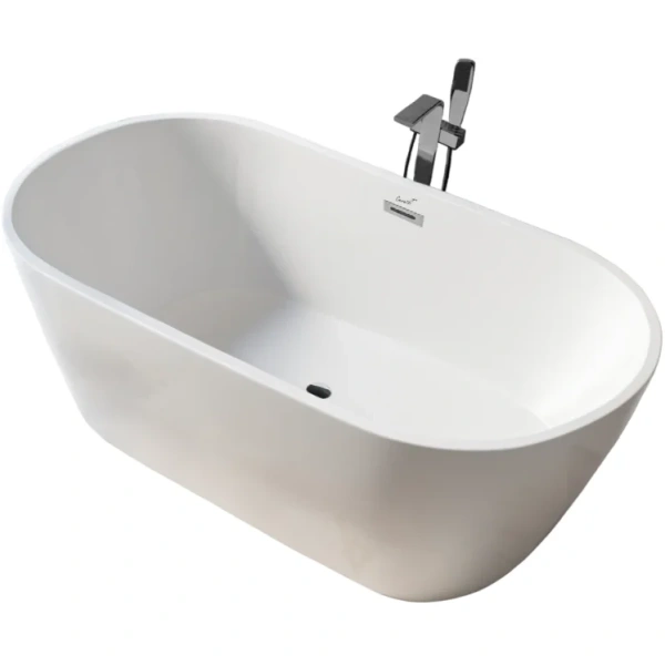 Акриловая ванна Ceruttispa Resia CT10519 170x75 см, отдельностоящая, белый
