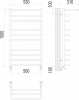 Полотенцесушитель водяной Terminus Арктур П10 500х1000 4670078529459