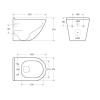 Подвесной унитаз BelBagno Senso-R BB017CH-TOR