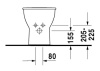 Биде напольное Duravit Darling New 22501000001-WG