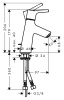Смеситель для раковины hansgrohe Talis S 72010000