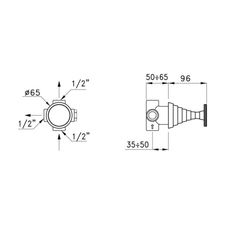 Переключатель Stella Titian TT 01202 CR00