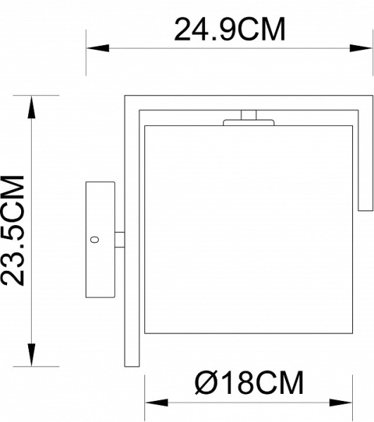 Бра Arte Lamp Aperol A5031AP-1SS