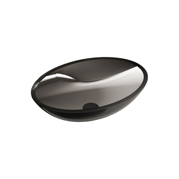 Раковина Vincea 50 см VBS-6T11B черный прозрачный