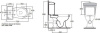 Чаша для унитаза Azzurra Jubilaeum JUB100/MBS bi