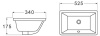 Накладная раковина BelBagno BB1009