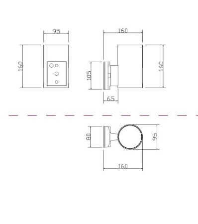 Светильник на штанге Maytoni Rando O419WL-01W
