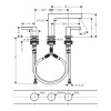 Смеситель для раковины Hansgrohe Finoris 76033670 черный матовый