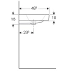 Раковина 120x48,5 см Geberit iCon 124120000