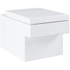 Унитаз подвесной Grohe Cube Ceramic 3924400H безободковый, альпийский белый