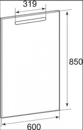 Зеркало Roca Gap 60 ZRU9302688 с подсветкой