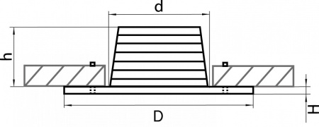 Встраиваемый светильник Lightstar Leddy 212177