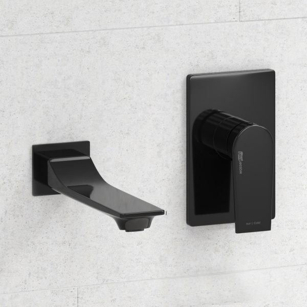 Смеситель для раковины WasserKRAFT Glan A66553 черный