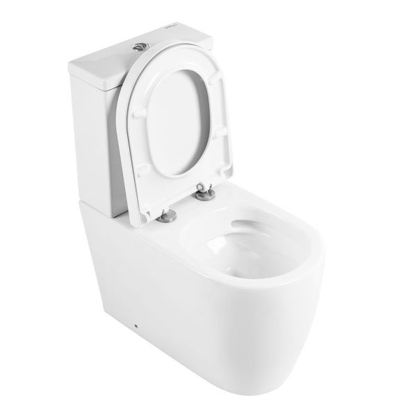 Унитаз-компакт безободковый BelBagno MARINO BB105CPR с сиденьем BB865SC