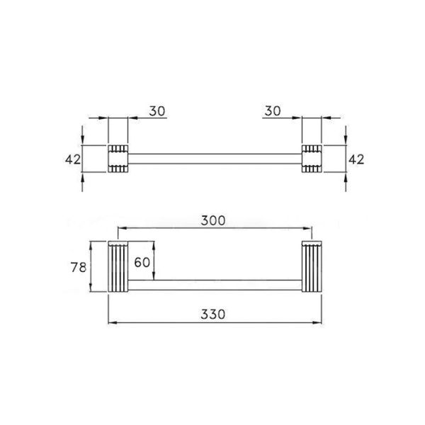 Полотенцедержатель Stella Casanova 30 CS 10000 CR00