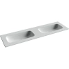 Раковина Ceramica Nova Grace CN7023wx 161x46 см, накладная, белый