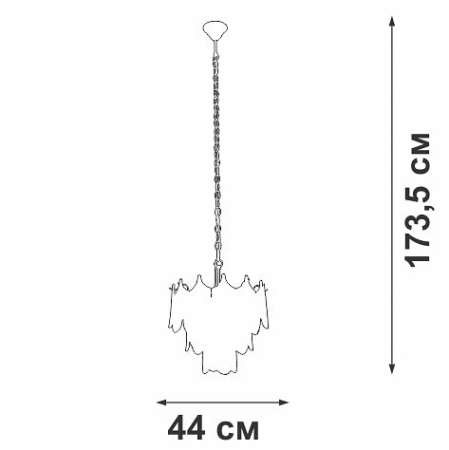 Подвесная люстра Vitaluce V58120 V58120-8/5