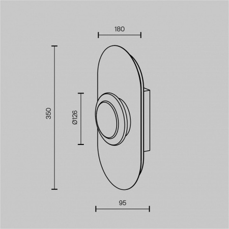 Накладной светильник Maytoni Pharao MOD361WL-L20BS3K