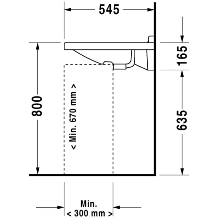 Раковина 70x54,5 см Duravit Starck 3 0312700000