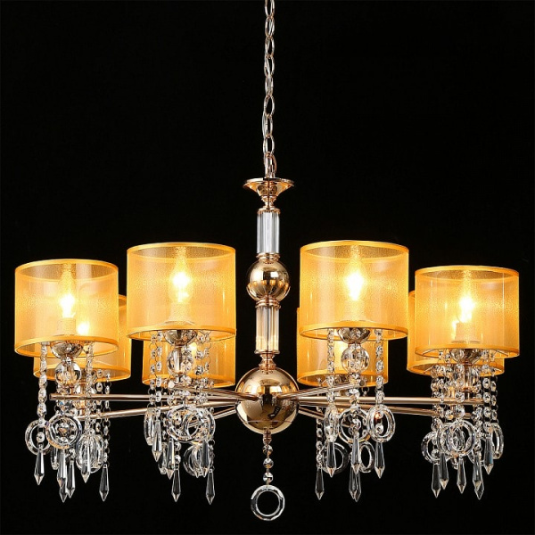 Подвесная люстра ILLUMICO IL6219-8P-27 GD