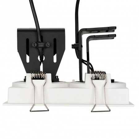 Встраиваемый светильник Arlight CL-SIMPLE-S148x80-2x9W Warm3000 (WH 45 deg) 026876