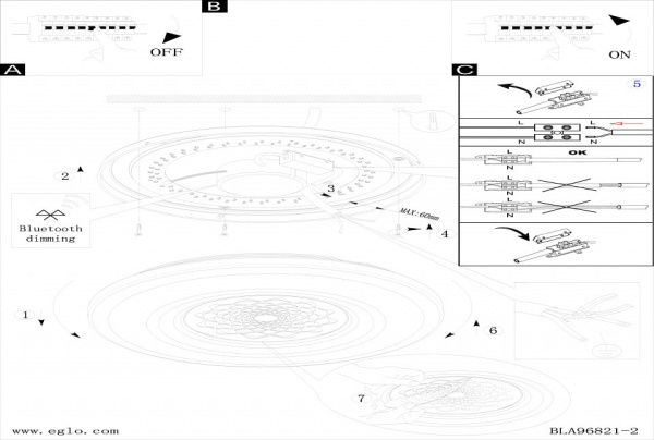 Накладной светильник Eglo Capasso-C 96821