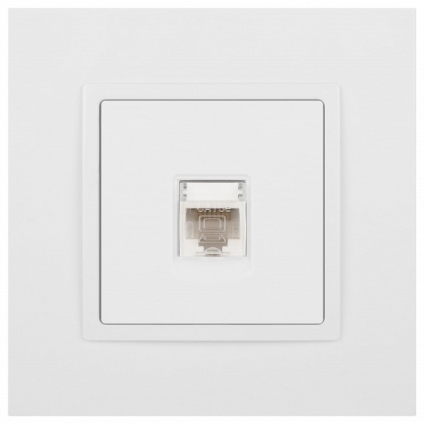 Розетка Ethernet RJ-45 без рамки Эра Эра Elegance 14-3107-01М