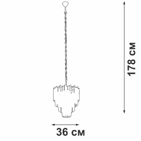 Подвесная люстра Vitaluce V58470 V58470-8/5