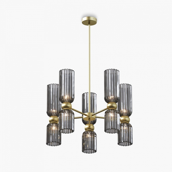 Люстра на штанге Maytoni Антик MOD302PL-10GR