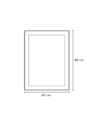 Зеркало Bagno Piu Fit 60X80 белое