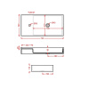 Раковина Artceram Scalino SCL004 01 00