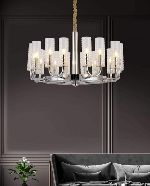 Подвесная люстра LUMINA DECO Donatti LDP 8011-16 CHR
