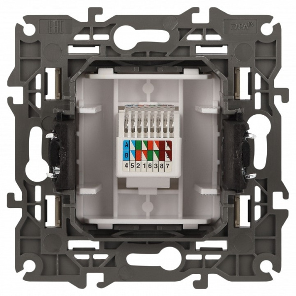 Розетка Ethernet RJ-45 без рамки Эра Эра Elegance 14-3107-04