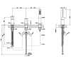 Смеситель для ванны Gessi Rettangolo 20043#031