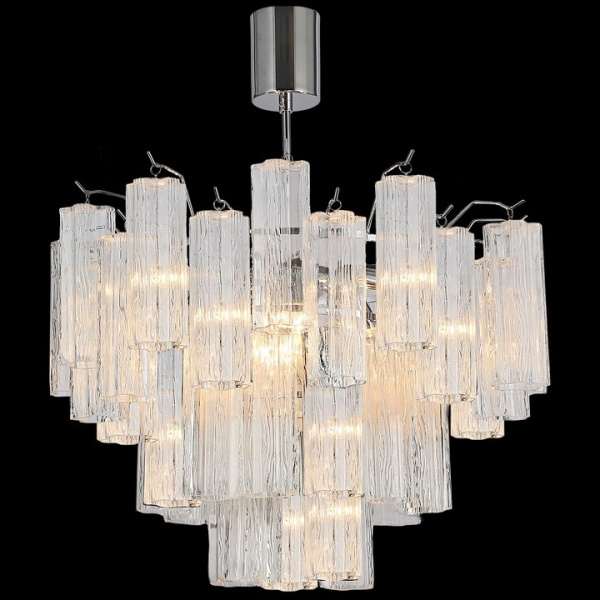 Люстра на штанге ILLUMICO IL0179-8C-39 CR CL