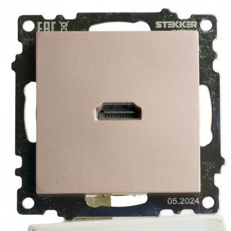 Розетка HDMI без рамки Stekker Катрин 50063
