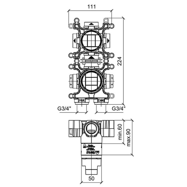 Смеситель Almar Modular E176907 черный
