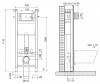 Инсталляция для подвесного унитаза BelBagno BB004-40 EXPERT