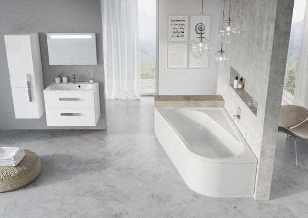 Акриловая ванна Ravak Chrome 160х105 CA51000000 L белая