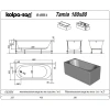 Акриловая ванна Kolpa-San Tamia 533880 180x80 см, белый